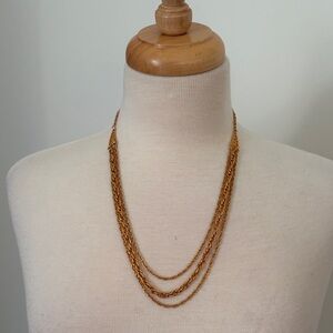 Elegant Gold Layered Necklace